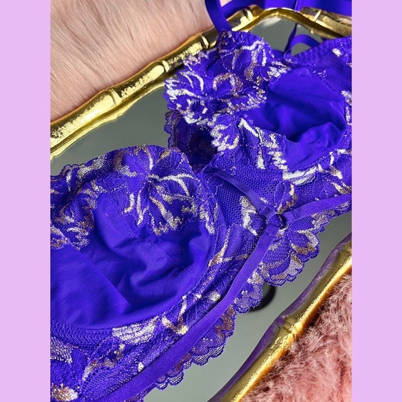 Blue/Purple Lace Bra 💙💜 - Picture 3 of 4